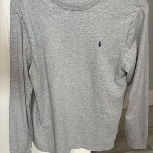 Polo by Ralph Lauren boys Gray Long Sleeve Shirt